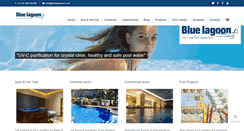 Desktop Screenshot of bluelagoonuvc.com